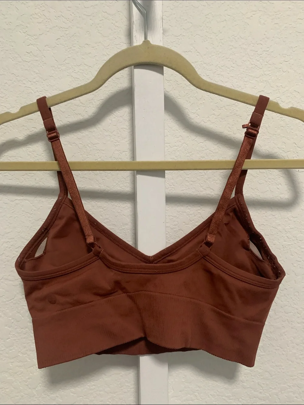 Lululemon Ebb to Street Brown Seamless Bralette
